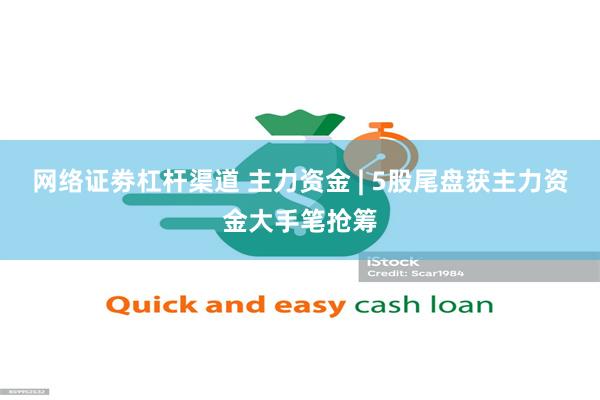 网络证劵杠杆渠道 主力资金 | 5股尾盘获主力资金大手笔抢筹